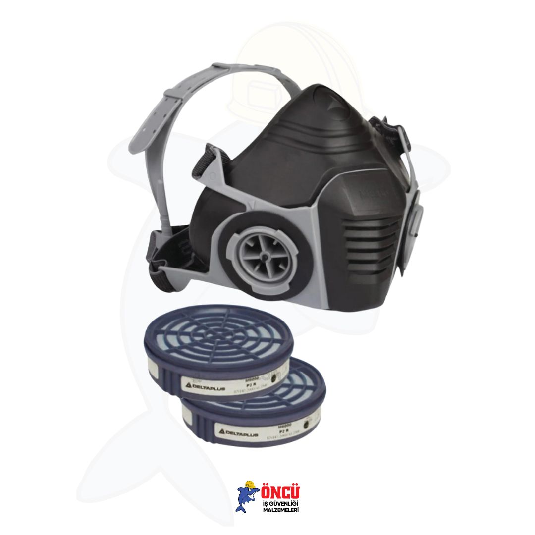 DELTA PLUS M6200 JÜPİTER YARIM YÜZ MASKESİ ÇİFT FİLTRELİ
